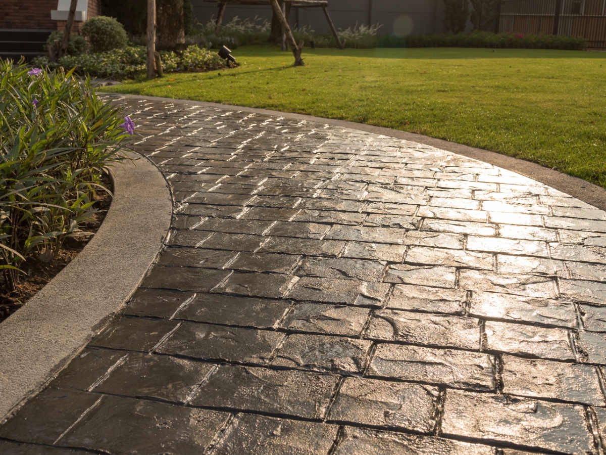 stamped concrete